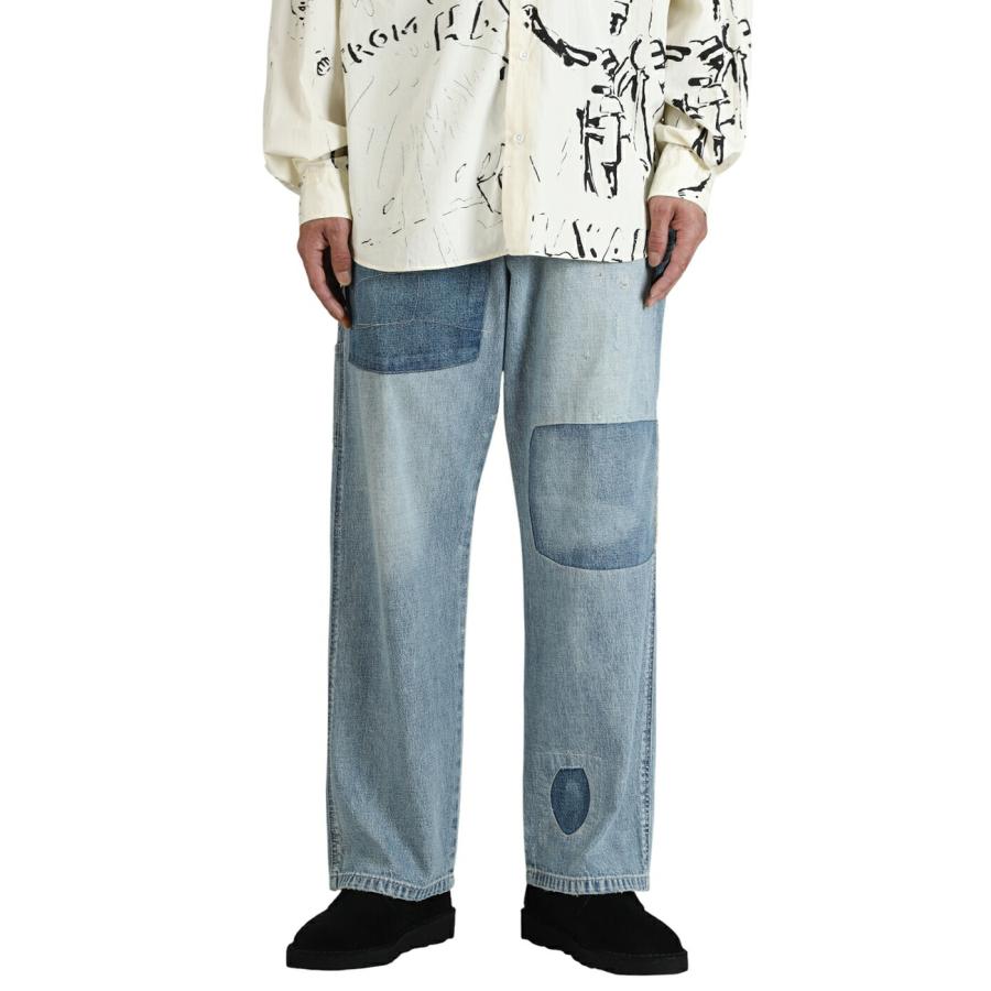 PORTER CLASSIC / ポータークラシック ： CANNERY ROW DENIM PAINTER PANTS ： PC-005-2619の画像
