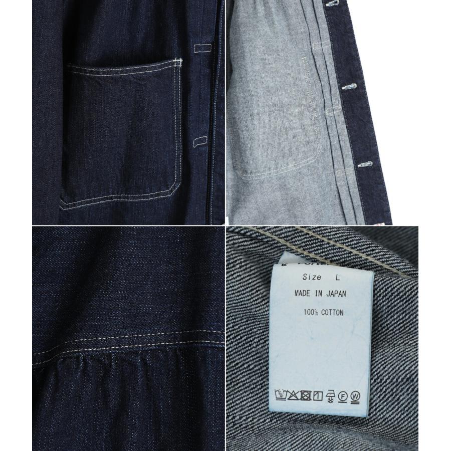 PORTER CLASSIC / ポータークラシック ： STEINBECK DENIM JACKET ： PC-005-3834の画像