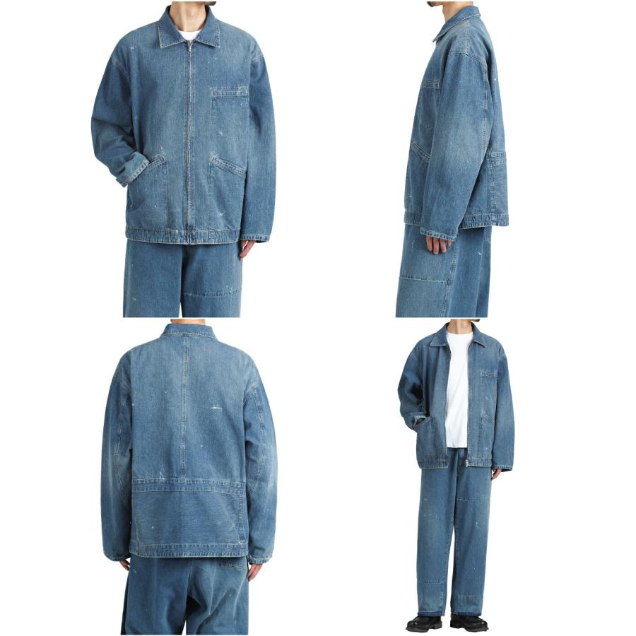 PORTER CLASSIC / ポータークラシック ： BREAKFAST DENIM ZIP UP JACKET ： PC-005-3847の画像