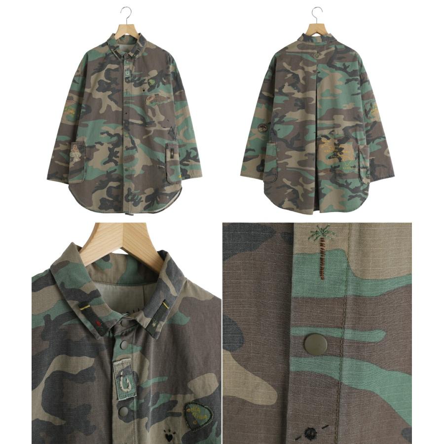 PORTER CLASSIC（ポータークラシック） ： ALOHA CAMOUFLAGE SHIRT