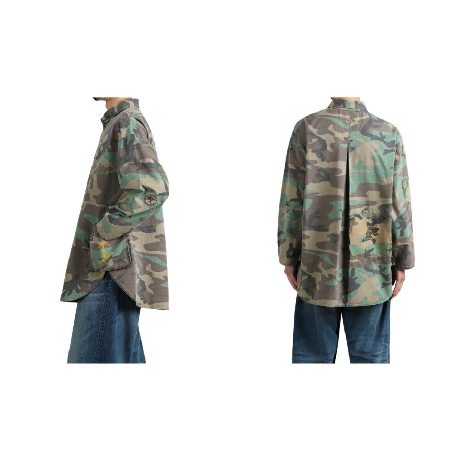 PORTER CLASSIC（ポータークラシック） ： ALOHA CAMOUFLAGE SHIRT
