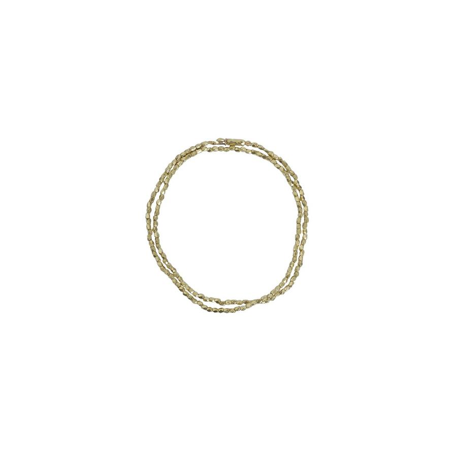 PORTER CLASSIC（ポータークラシック） ： GOLD BEADS DOUBLE BRACELET