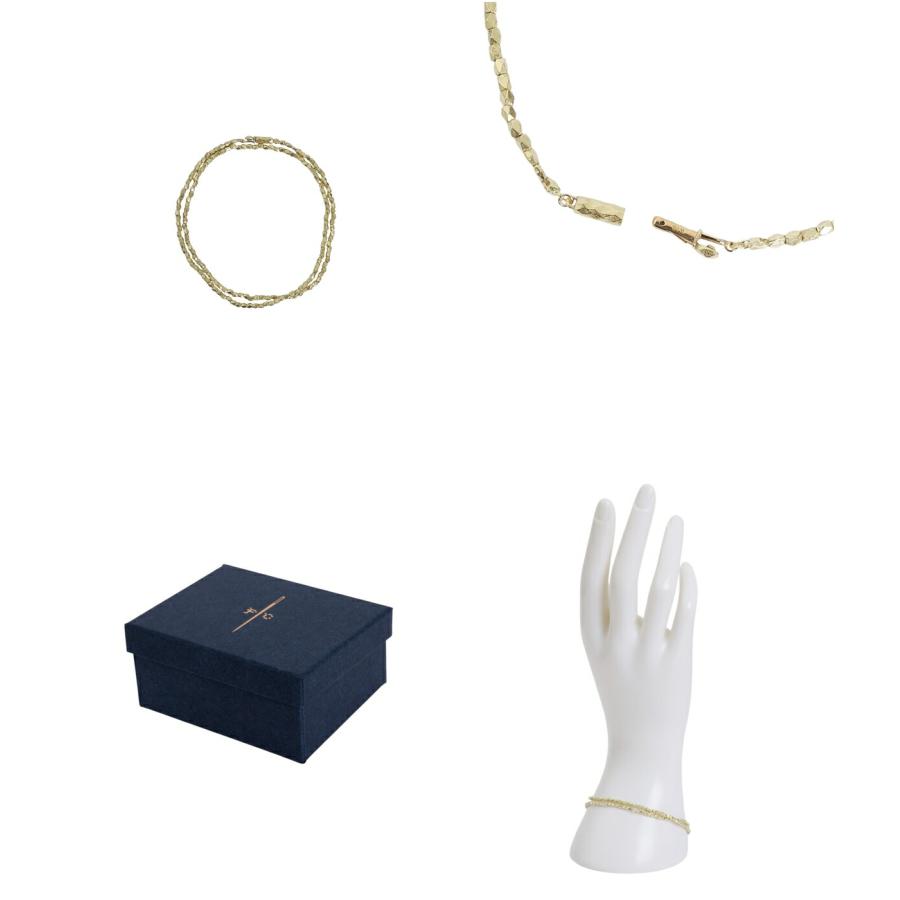 PORTER CLASSIC（ポータークラシック） ： GOLD BEADS DOUBLE BRACELET