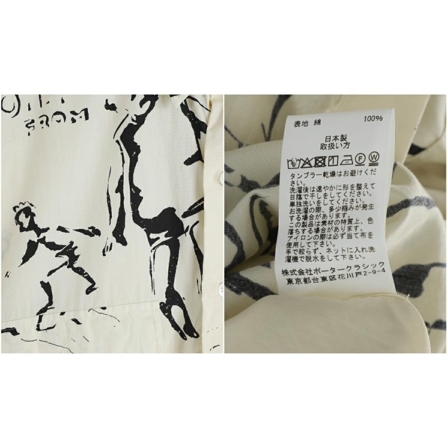 【P10倍】PORTER CLASSIC / ポータークラシック ： ROLL UP HAWAIIAN OUTDOOR SHIRT / 全2色 ： PC-016-3688の画像