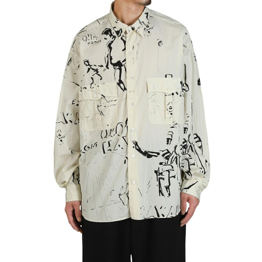 【P10倍】PORTER CLASSIC / ポータークラシック ： ROLL UP HAWAIIAN OUTDOOR SHIRT / 全2色 ： PC-016-3688の画像