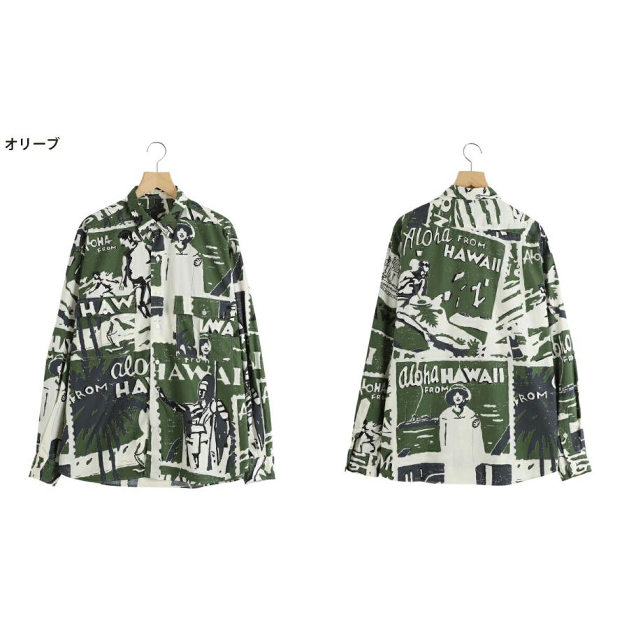 【P10倍】PORTER CLASSIC / ポータークラシック ： ROLL UP HAWAIIAN OUTDOOR SHIRT / 全2色 ： PC-016-3688の画像