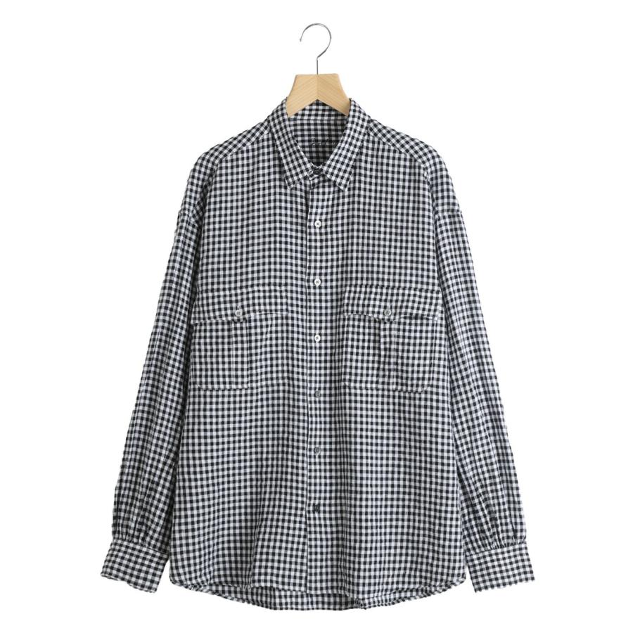 PORTER CLASSIC（ポータークラシック） ： ROLL UP LINEN GINGHAM
