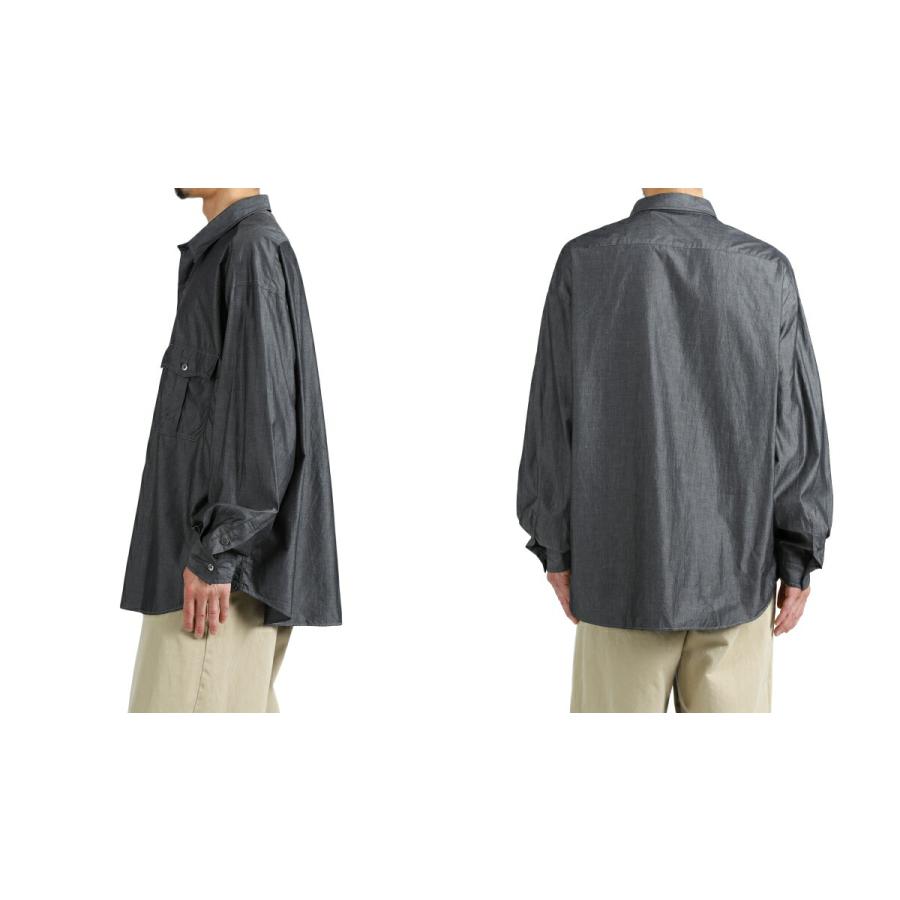 PORTER CLASSIC / ポータークラシック ： ROLL UP SHIRT (SUVIN GOLD SUPREME 140/2) ： PC-016-3981の画像