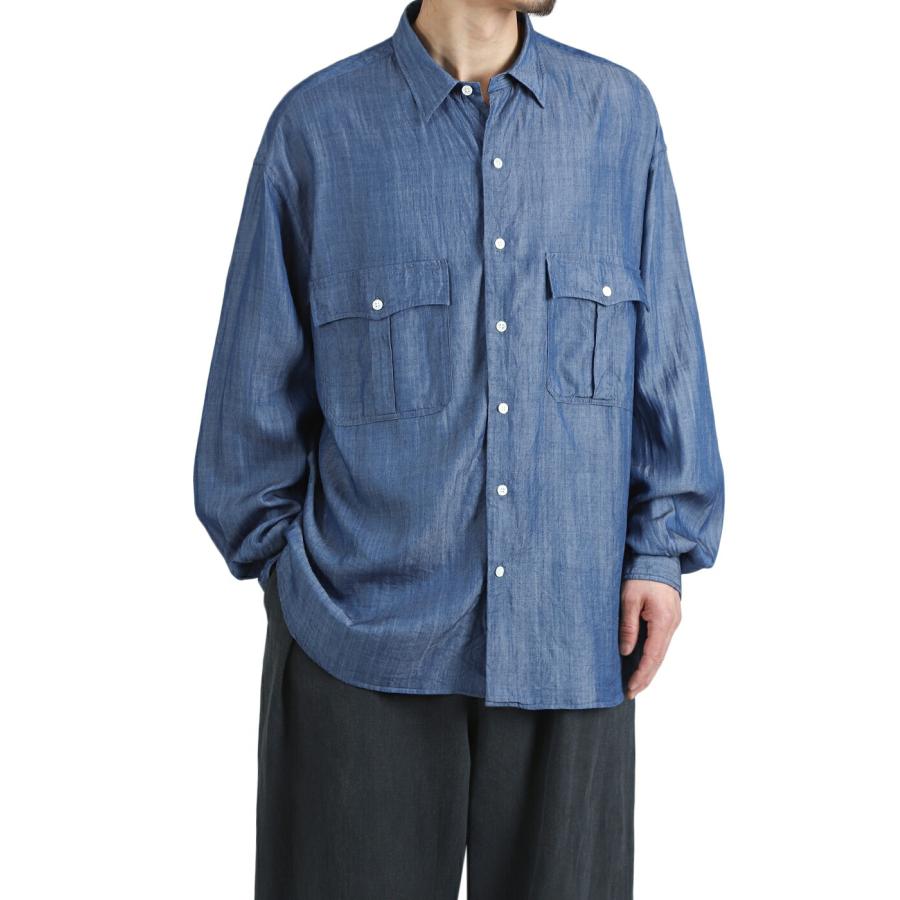 PORTER CLASSIC / ポータークラシック ： ROLL UP BOTANICAL SHIRT ： PC-016-3988の画像