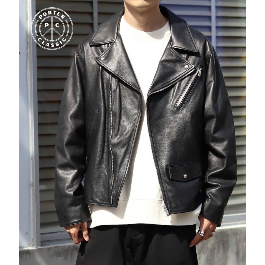 ジャケット・アウター Porter Classic PC RIDERS JACKET W/LOVE PORTER CLASSIC PC RIDERS JACKET W/LOVE&PEACE SILVER