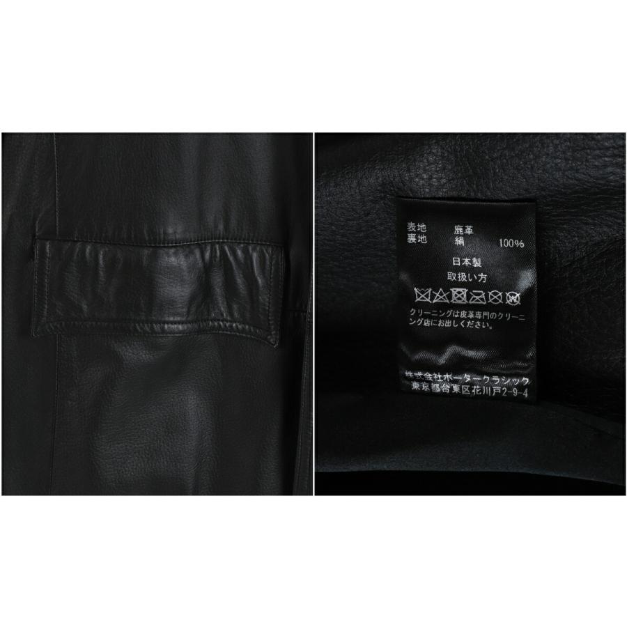 【美品】アイグナー　レザーコート　ディアスキン　50 ブラック　イタリア製 2026年最新】AIGNER メンズ レザージャケット・ライダースの人気