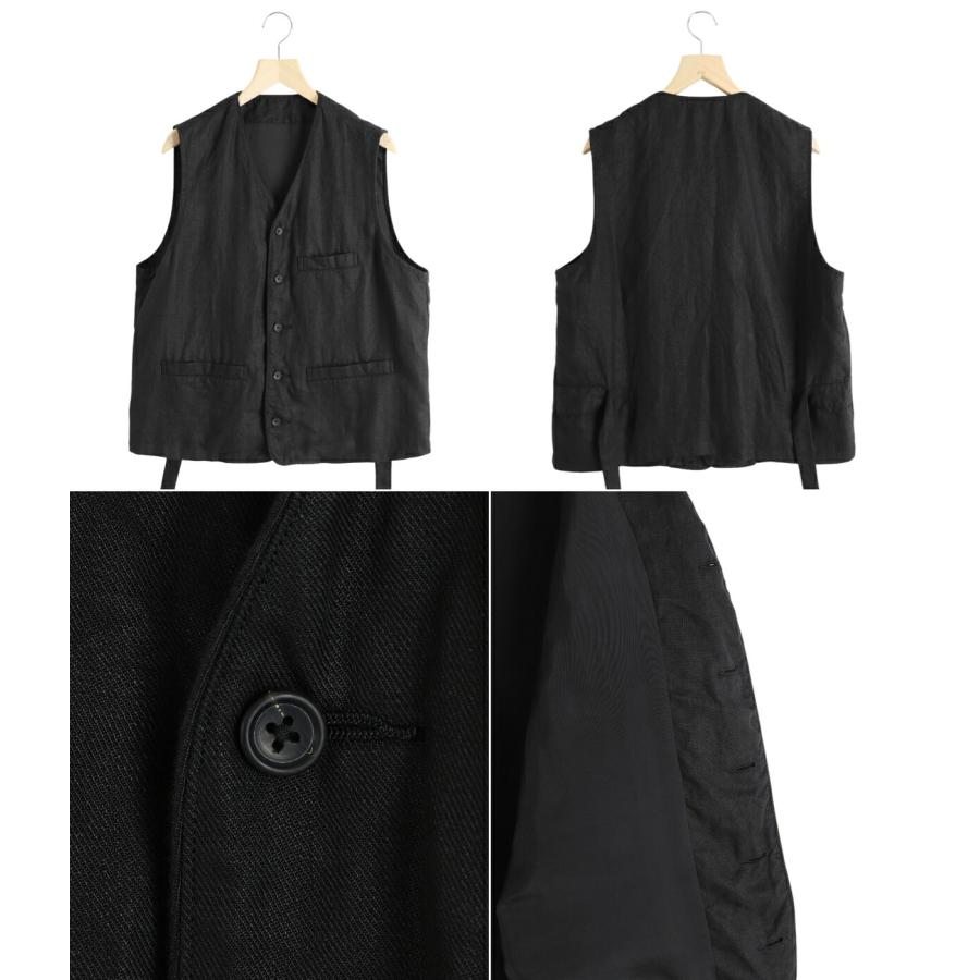 PORTER CLASSIC ： LINEN CLASSIC VEST ： PC-021-2678の画像