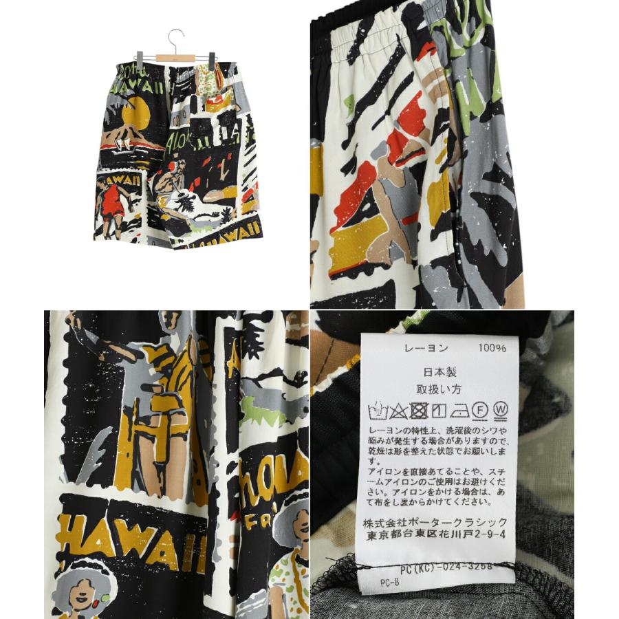 PORTER CLASSIC ポータークラシック ： HAWAIIAN OUTDOOR ALOHA SHORTS ： PC-024-3258_2