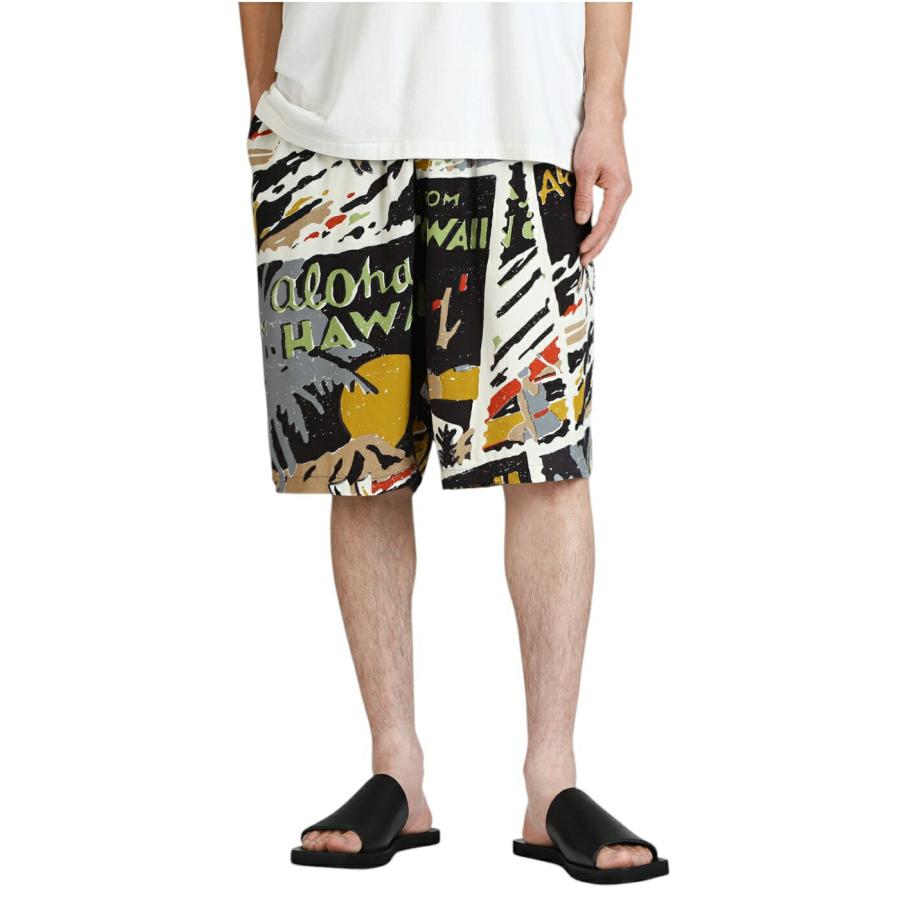 PORTER CLASSIC ポータークラシック ： HAWAIIAN OUTDOOR ALOHA SHORTS ： PC-024-3258_3