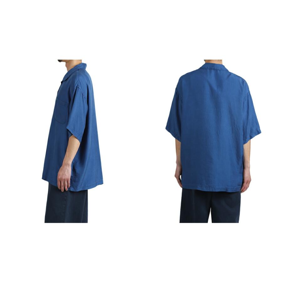 PORTER CLASSIC / ポータークラシック ： H/W INDIGO SILK SHIRT / 全2色 ： PC-024-3337-26SSの画像