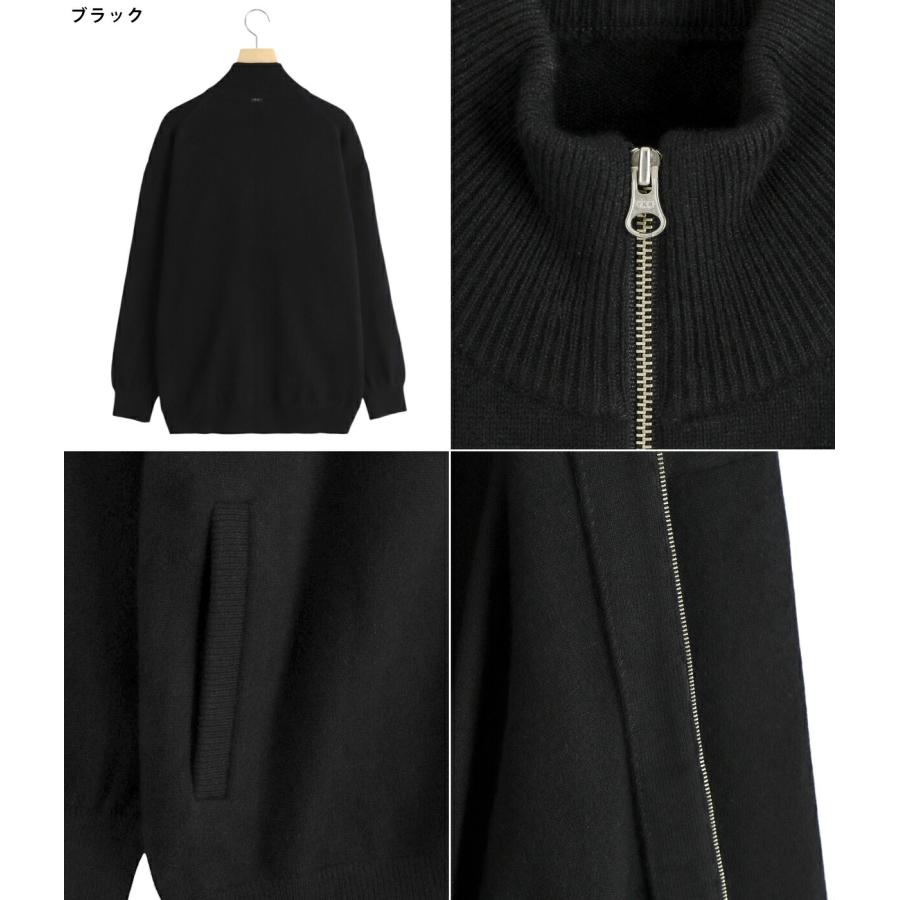 PORTER CLASSIC / ポータークラシック ： CASHMERE KNIT ZIP UP(BABY CASH)  / 全2色 ： PC-025-2974の画像