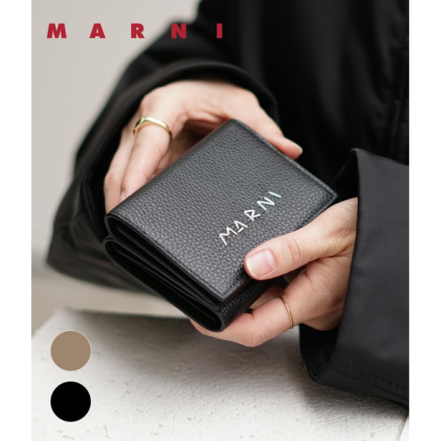 MARNI / マルニ ： TRIFOLD WALLET / 全2色 ： PFMO0105U0-P6533 