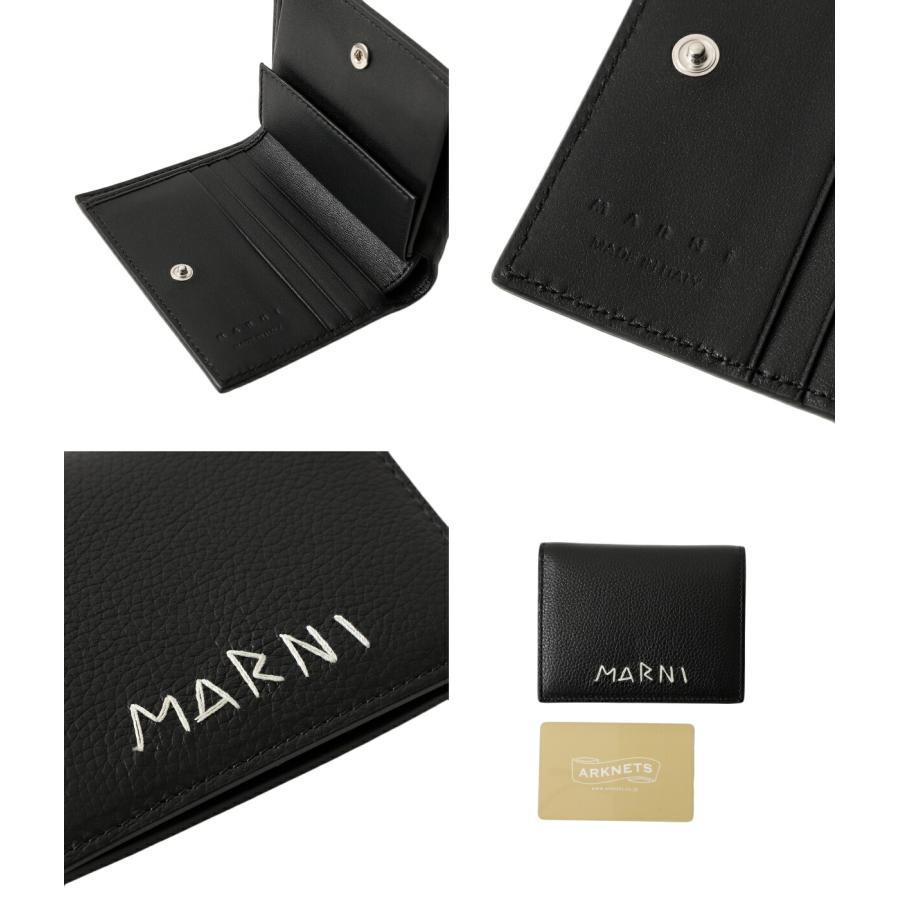 ＼6/2(火)12:00迄！P10倍！／MARNI / マルニ ： BIFOLD WALLET ： PFMOQ14Q10-P6533の画像