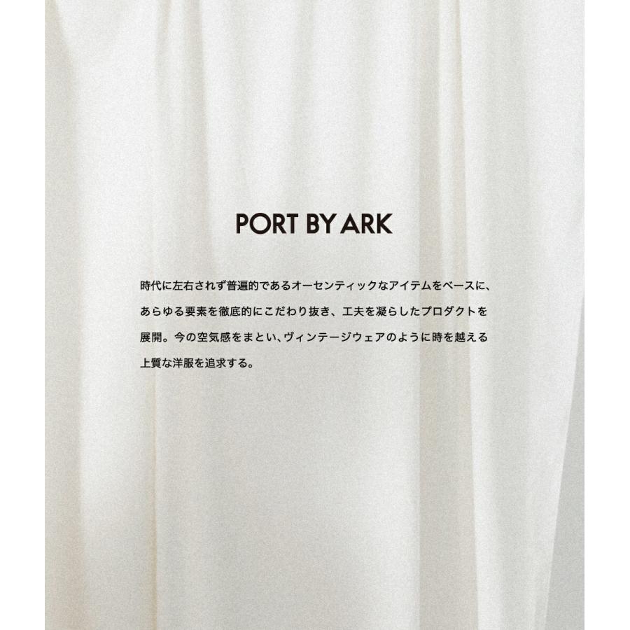 PORT BY ARK / ポートバイアーク ： Crew neck SS T-shirt / 全3色 ： PO11-T003｜arknets｜20