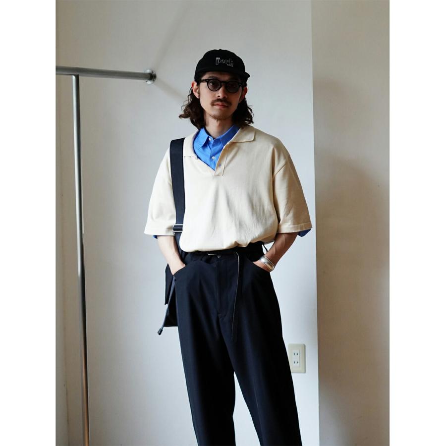 PORT BY ARK PORT BY ARK / ポートバイアーク ： Knit Polo / 全2色