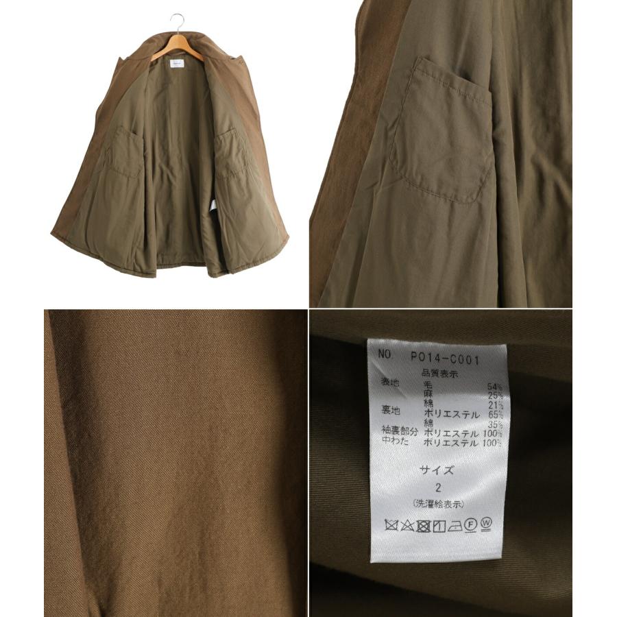 PORT BY ARK PORT BY ARK / ポートバイアーク ： Padded Half Coat