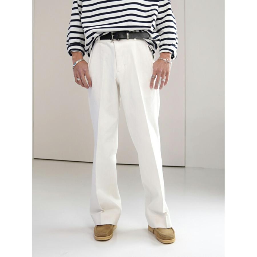 室内試着のみ PORT BY ARK Baggy Trousers PORT BY ARK / ポートバイアーク ： Denim Baggy Trousers 全2色