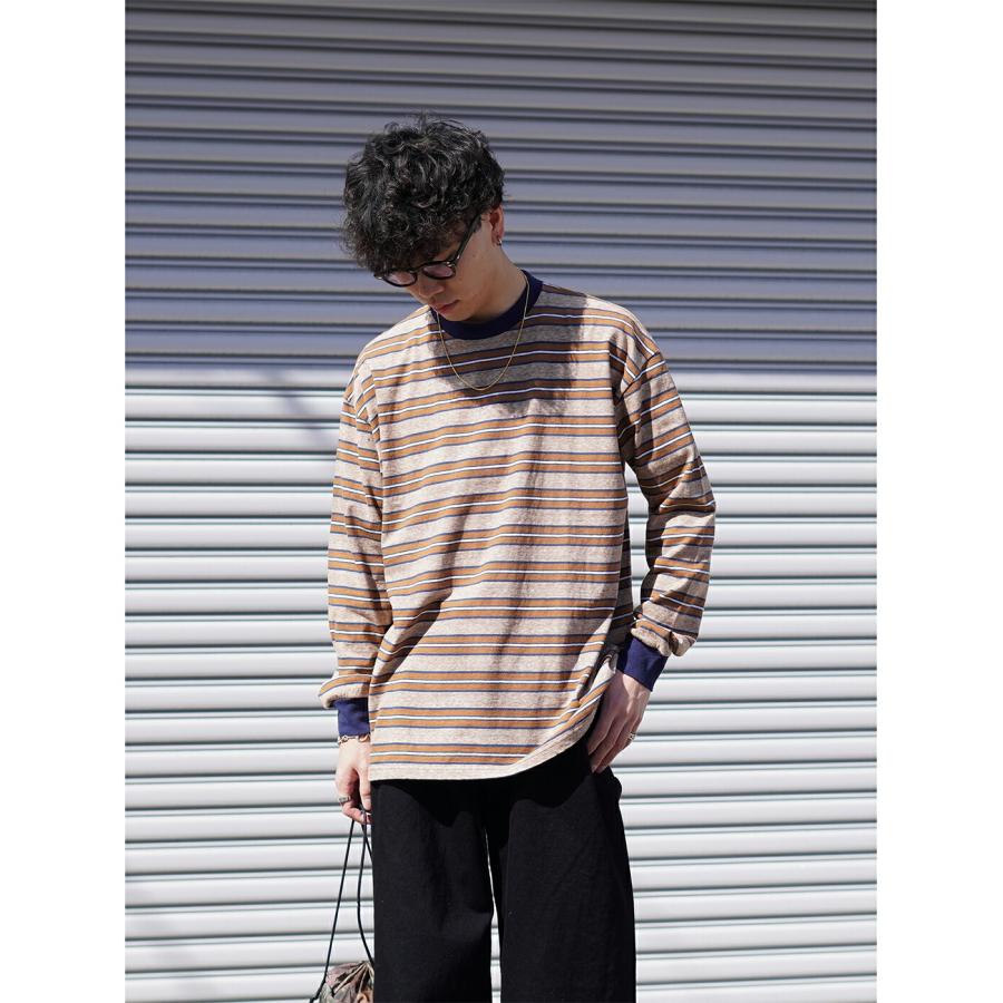 PORT BY ARK PORT BY ARK / ポートバイアーク ： Border Long Sleeve