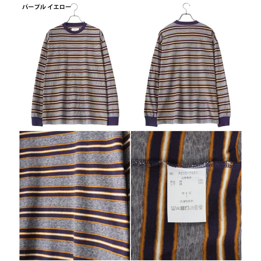 PORT BY ARK PORT BY ARK / ポートバイアーク ： Border Long Sleeve