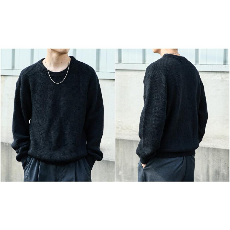 PORT BY ARK PORT BY ARK / ポートバイアーク ： Rib Knit Crew Neck