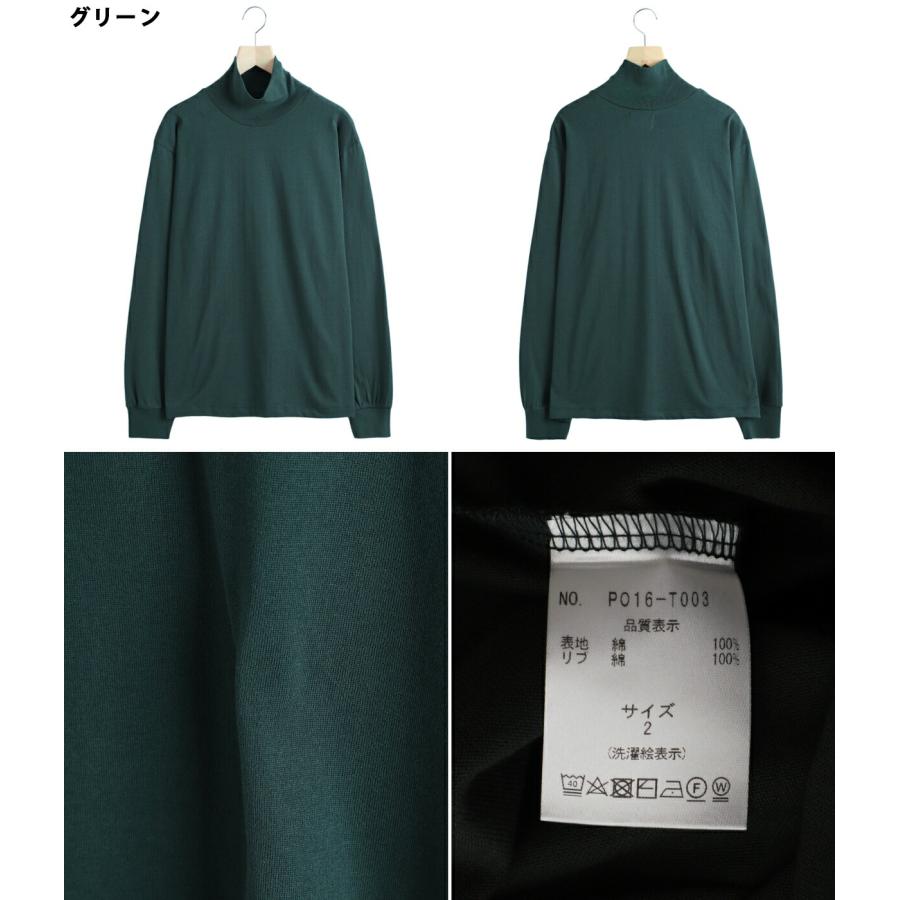 PORT BY ARK PORT BY ARK / ポートバイアーク ： High Neck L/S / 全2