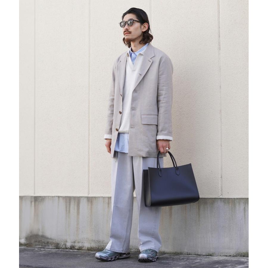 PORT BY ARK PORT BY ARK / ポートバイアーク： Linen Wool Gabardine