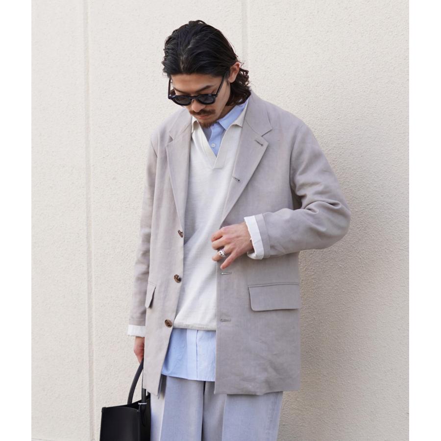 PORT BY ARK PORT BY ARK / ポートバイアーク： Linen Wool Gabardine