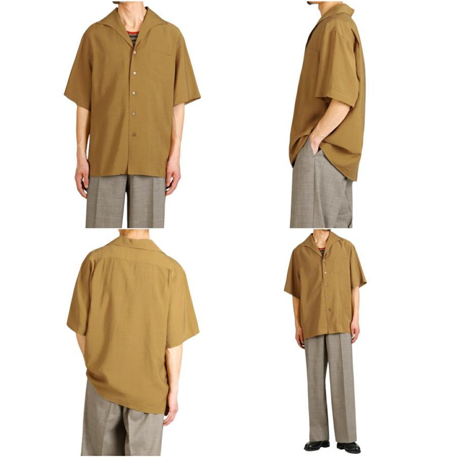 PORT BY ARK / ポートバイアーク ： Open Collar S/S Shirt 全3色 PO17