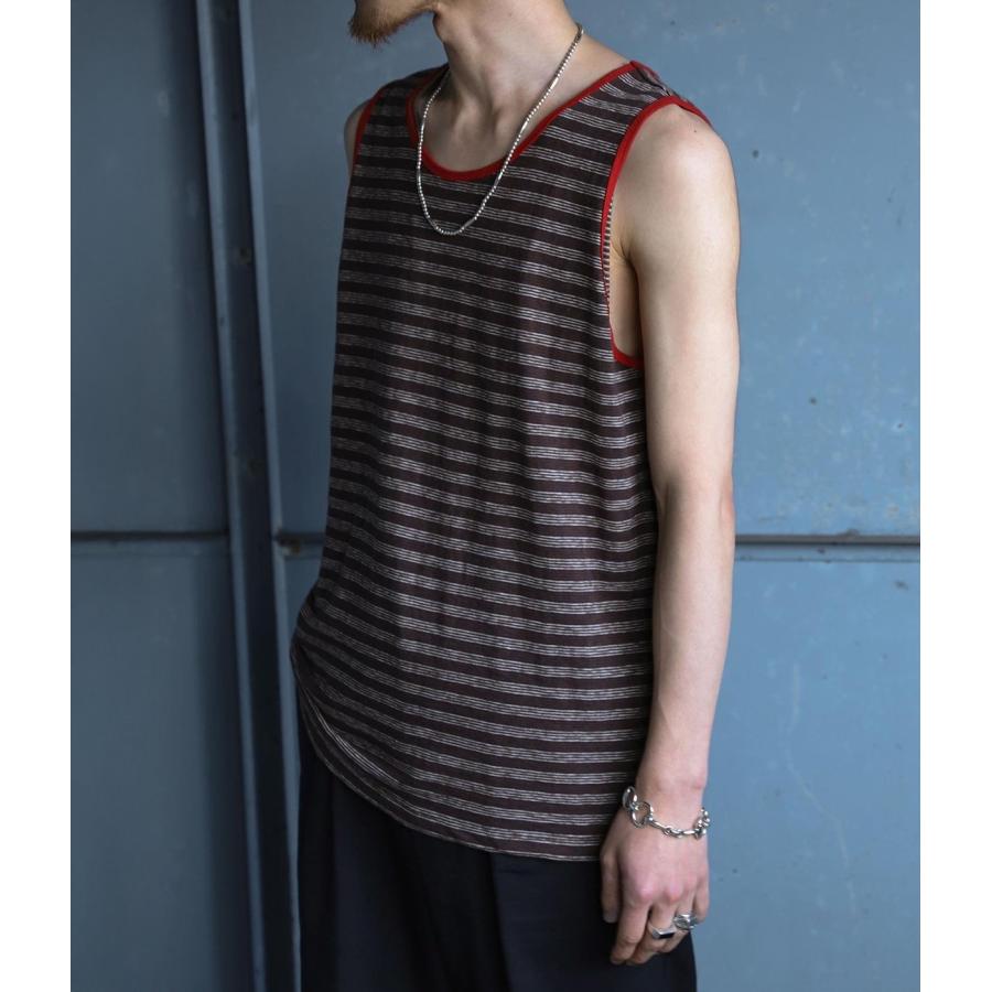 PORT BY ARK / ポートバイアーク ： Border Tank Top / 全2色 ： PO17-T002[コンパクト]_3