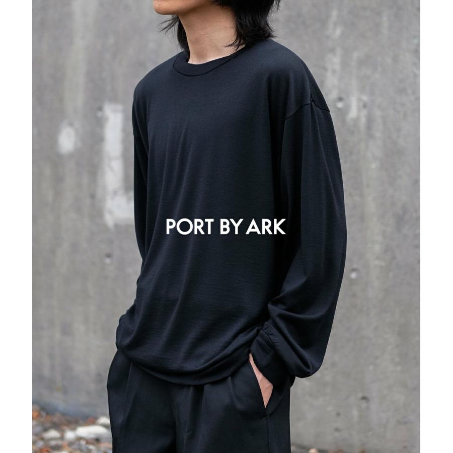 PORT BY ARK PORT BY ARK / ポートバイアーク ： Wool Crew Neck