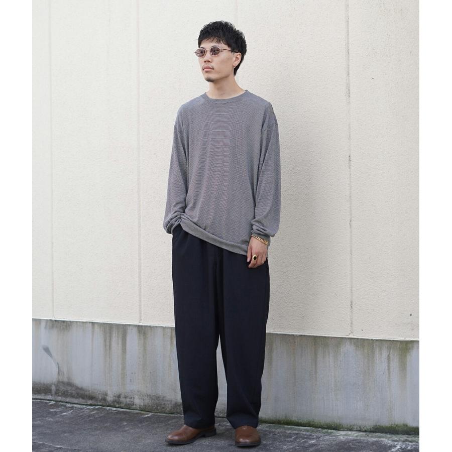 PORT BY ARK PORT BY ARK / ポートバイアーク ： Wool Crew Neck