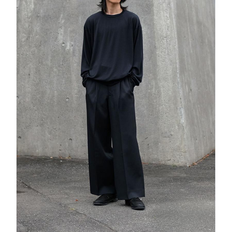 PORT BY ARK PORT BY ARK / ポートバイアーク ： Wool Crew Neck