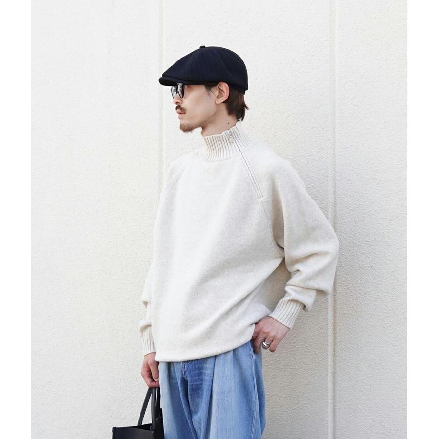 PORT BY ARK PORT BY ARK / ポートバイアーク ： Half Zip Knit / 全3