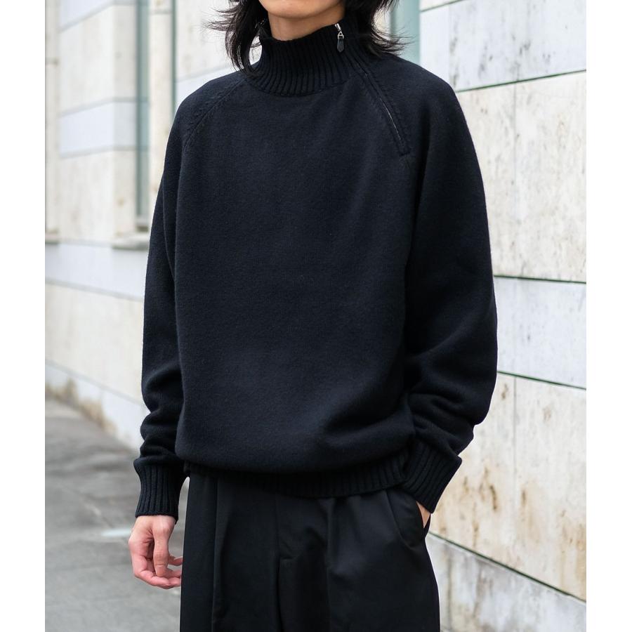 PORT BY ARK PORT BY ARK / ポートバイアーク ： Half Zip Knit / 全3