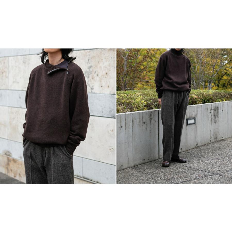 PORT BY ARK PORT BY ARK / ポートバイアーク ： Half Zip Knit / 全3