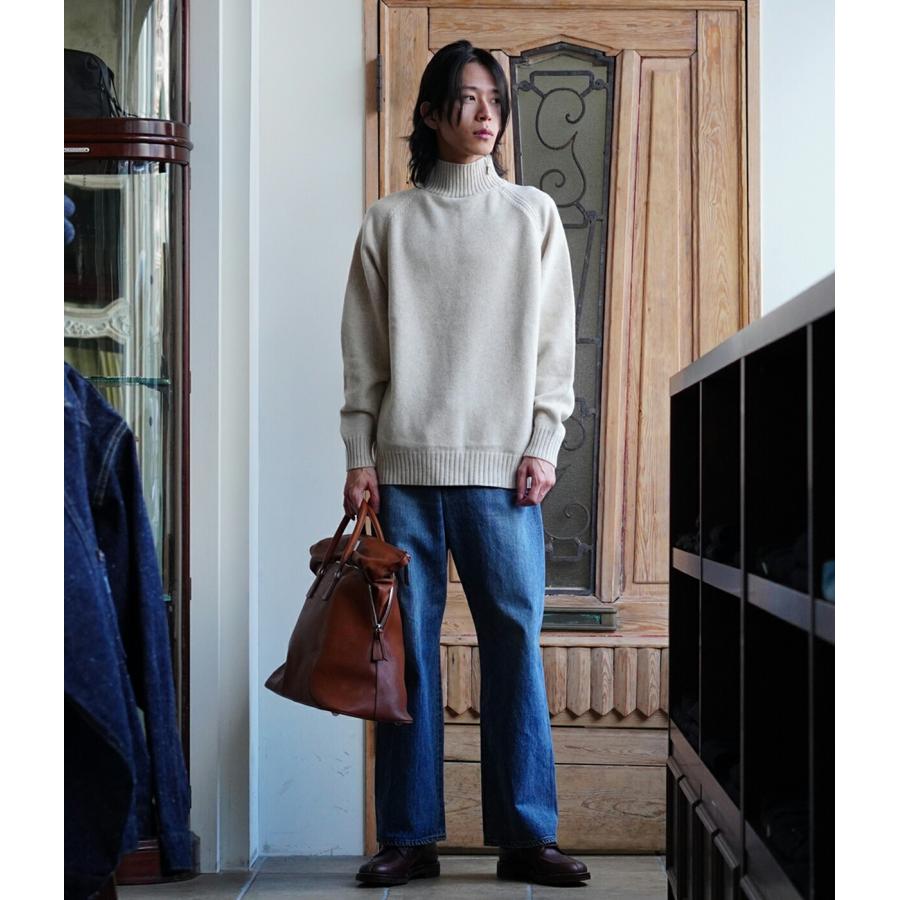 PORT BY ARK / ポートバイアーク ： Seamless Denim Pants - Vintage wash ： PO18-PT01