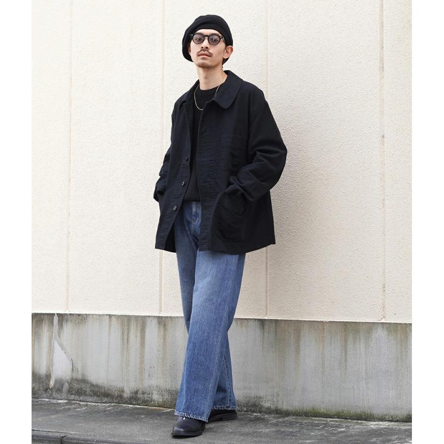 PORT BY ARK / ポートバイアーク ： Seamless Denim Pants - Vintage wash ： PO18-PT01