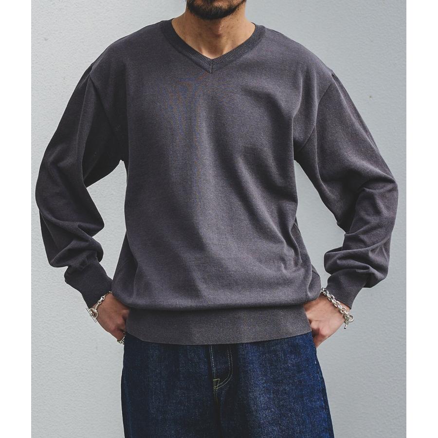 PORT BY ARK PORT BY ARK / ポートバイアーク ： V Neck Knit / 全4色