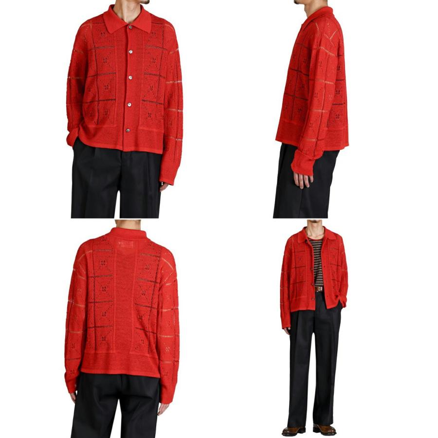 PORT BY ARK PORT BY ARK / ポートバイアーク ： Crochet Knit Shirt