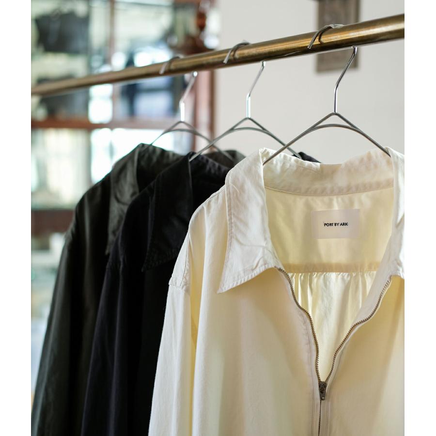 PORT BY ARK PORT BY ARK / ポートバイアーク ： Pullover Zip Shirt