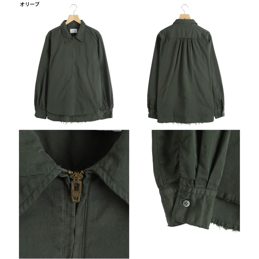 PORT BY ARK PORT BY ARK / ポートバイアーク ： Pullover Zip Shirt