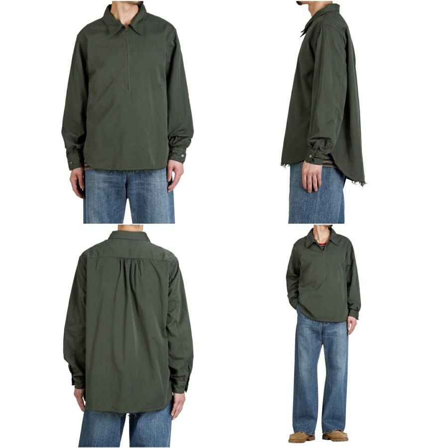 PORT BY ARK PORT BY ARK / ポートバイアーク ： Pullover Zip Shirt