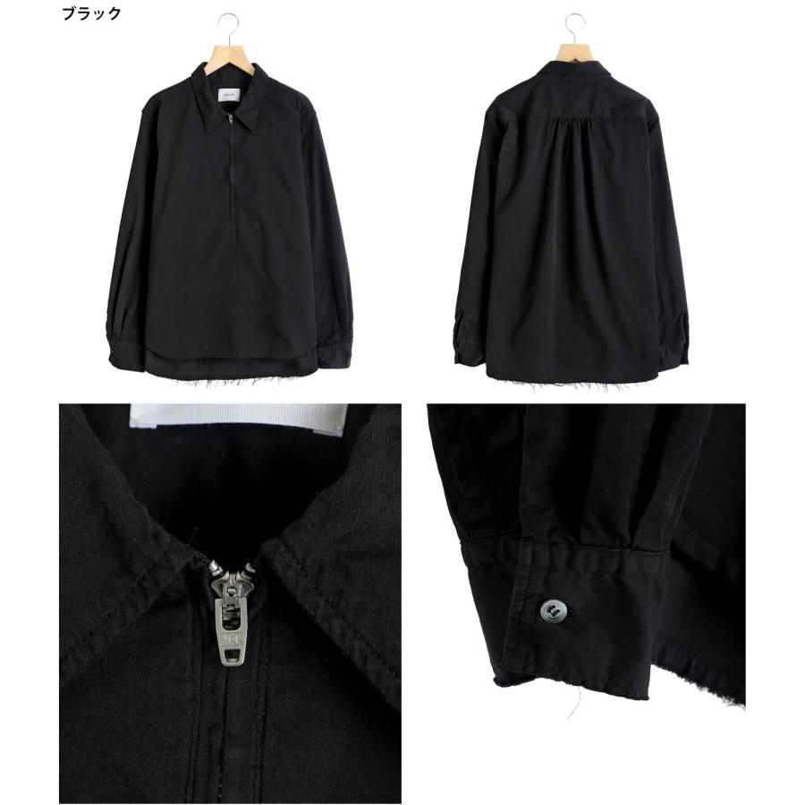 PORT BY ARK PORT BY ARK / ポートバイアーク ： Pullover Zip Shirt