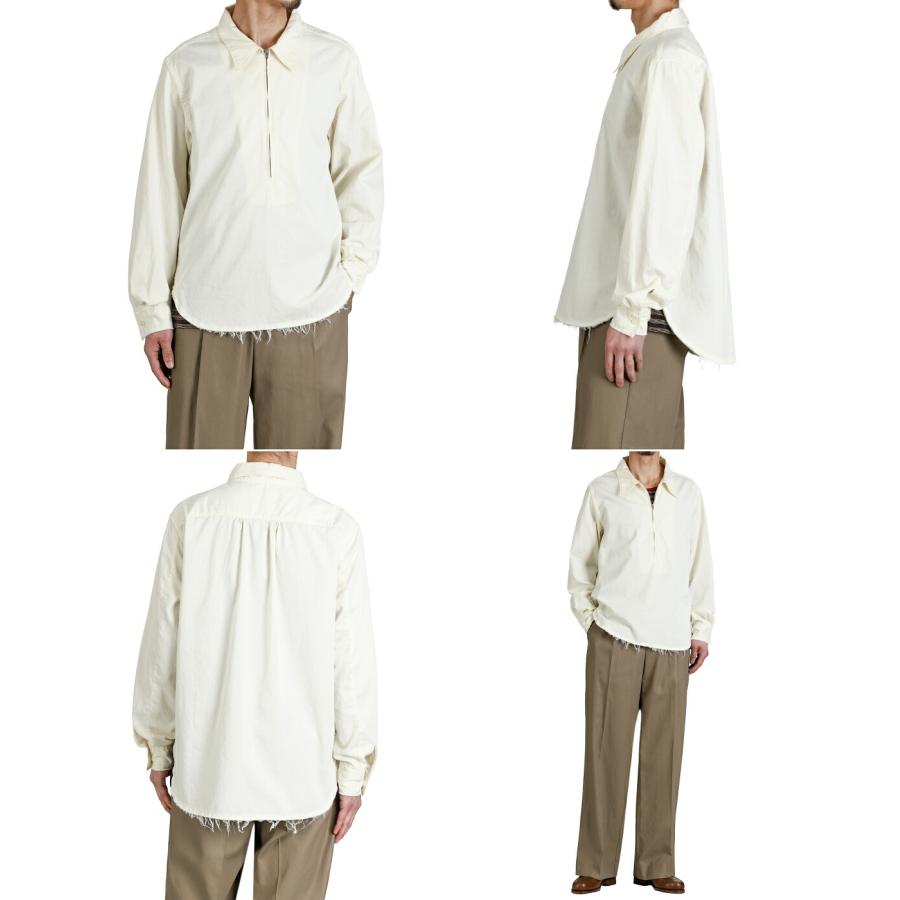 PORT BY ARK PORT BY ARK / ポートバイアーク ： Pullover Zip Shirt