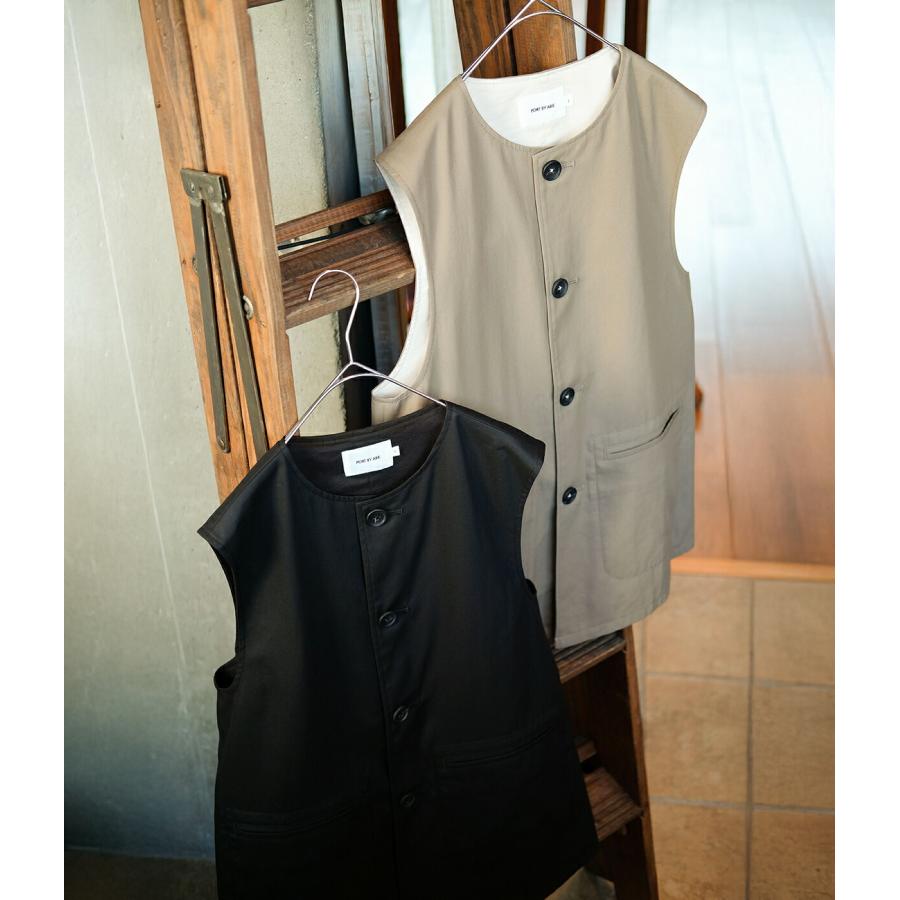 PORT BY ARK ポートバイアーク ： Jerkin Vest / 全2色 ： PO19-VE01